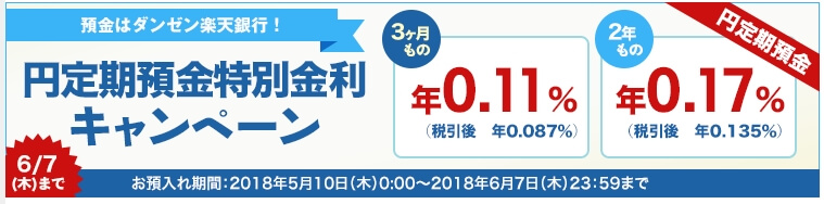 円定期預金特別金利キャンペーン